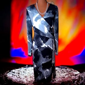 2/$75 FTF Gabrielle Union Collection Twist Front Sheath Dress w/Side Split, 1X